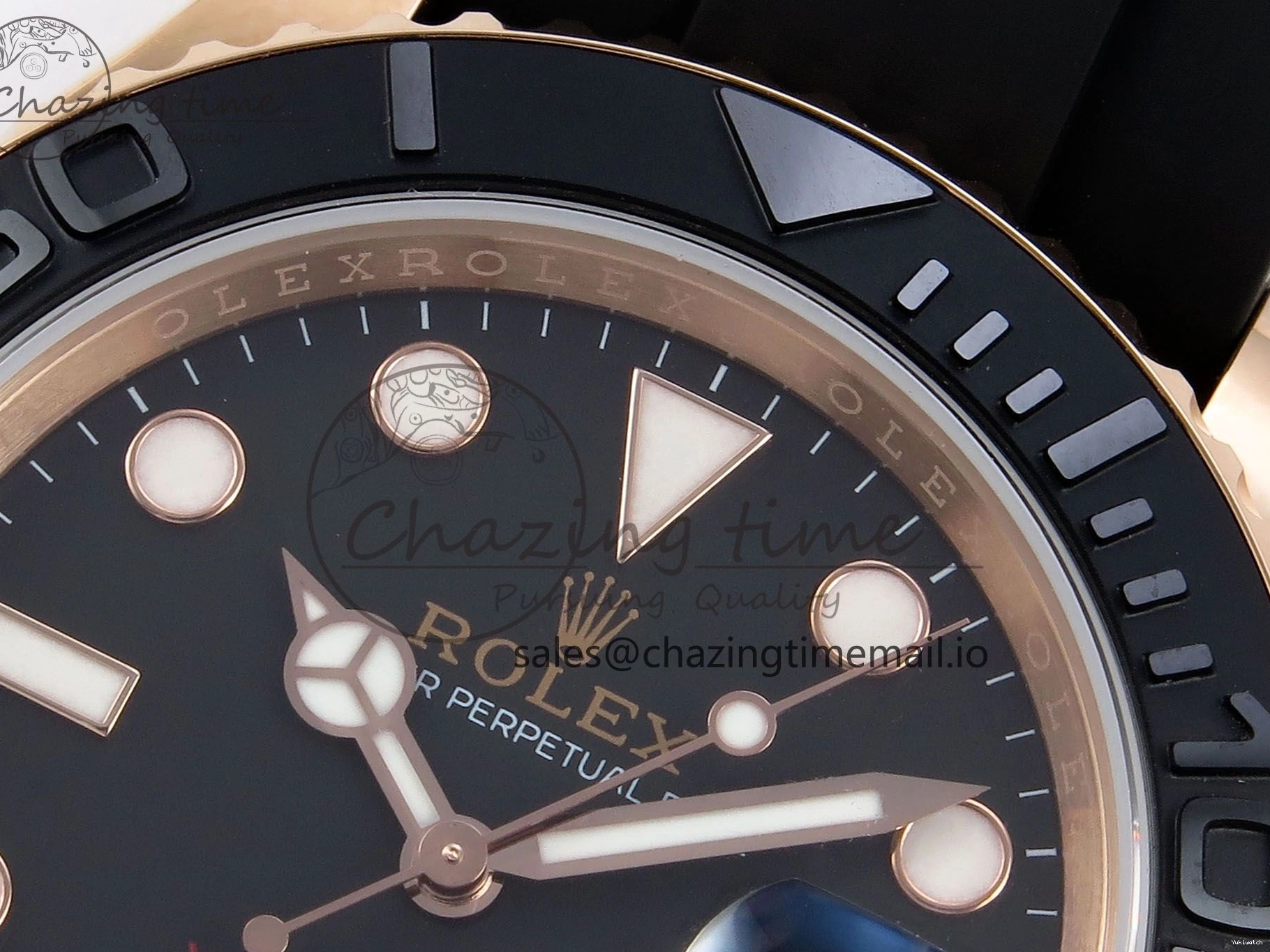 126655 A3235 Yacht-Master EWEF Dial Black 40mm on Best Strap Edition Oysterflex 0413